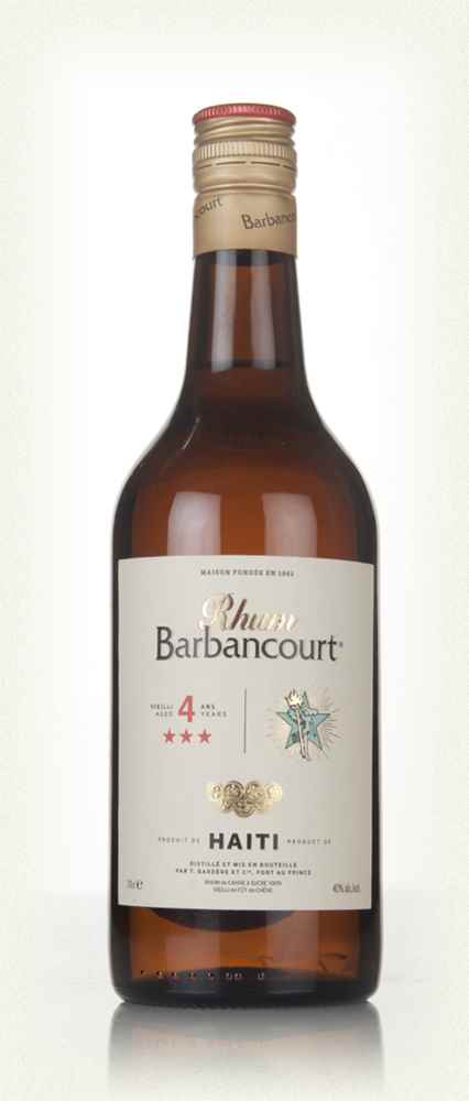 Barbancourt 3 stars 4 yrs (0.75L) -