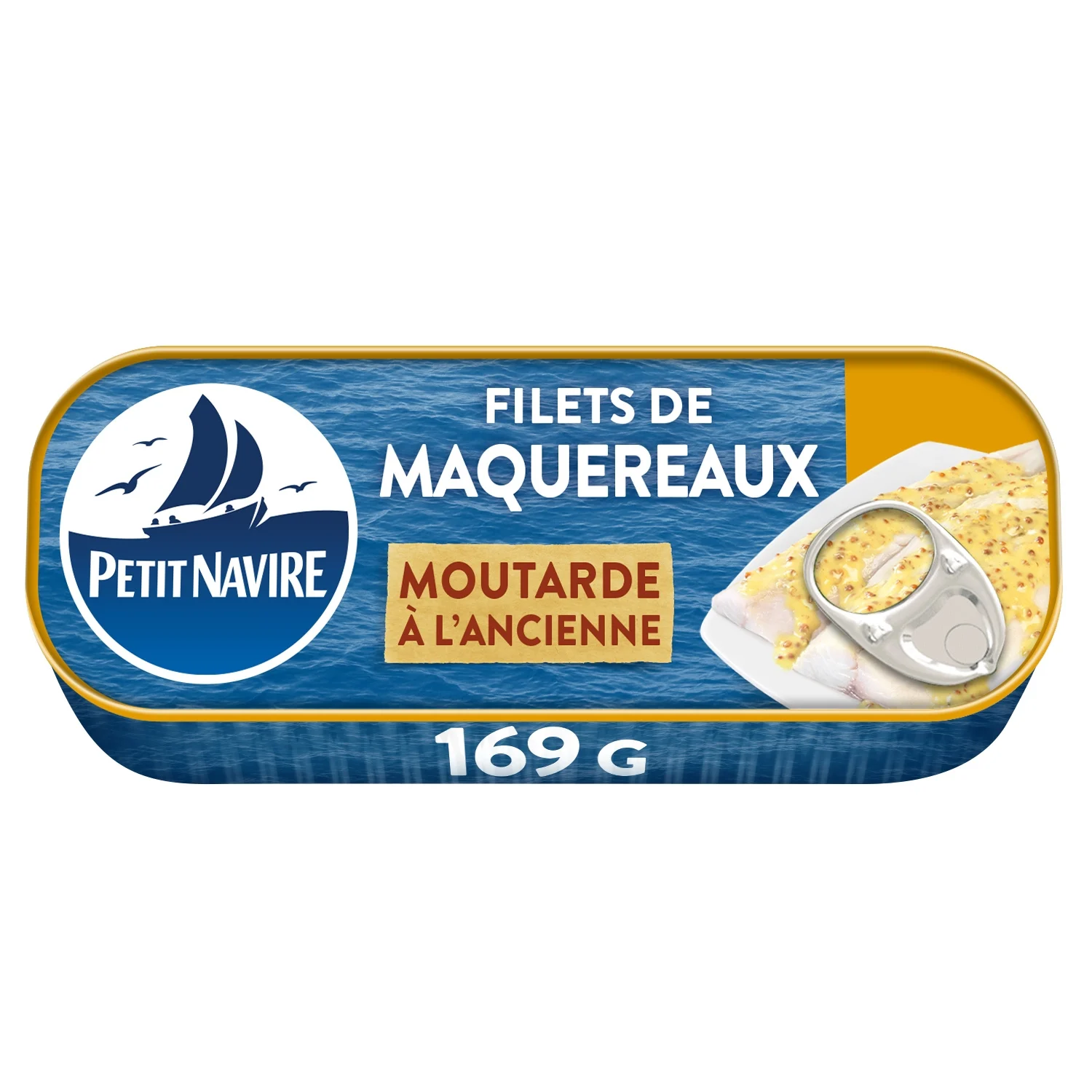 Filet de maquereaux Petit navire moutarde à l'ancienne 
