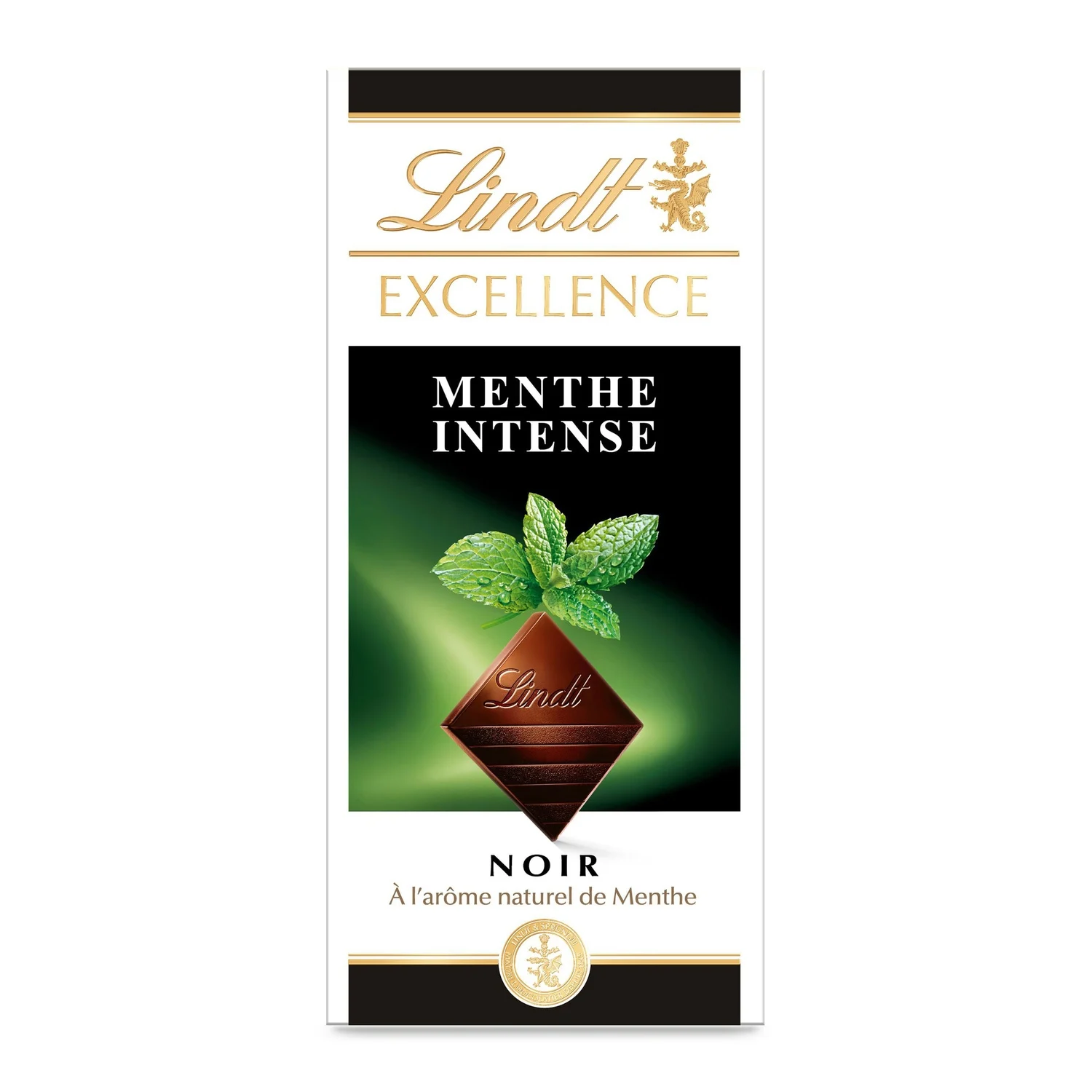Lindt Excellence chocolat menthe intense 