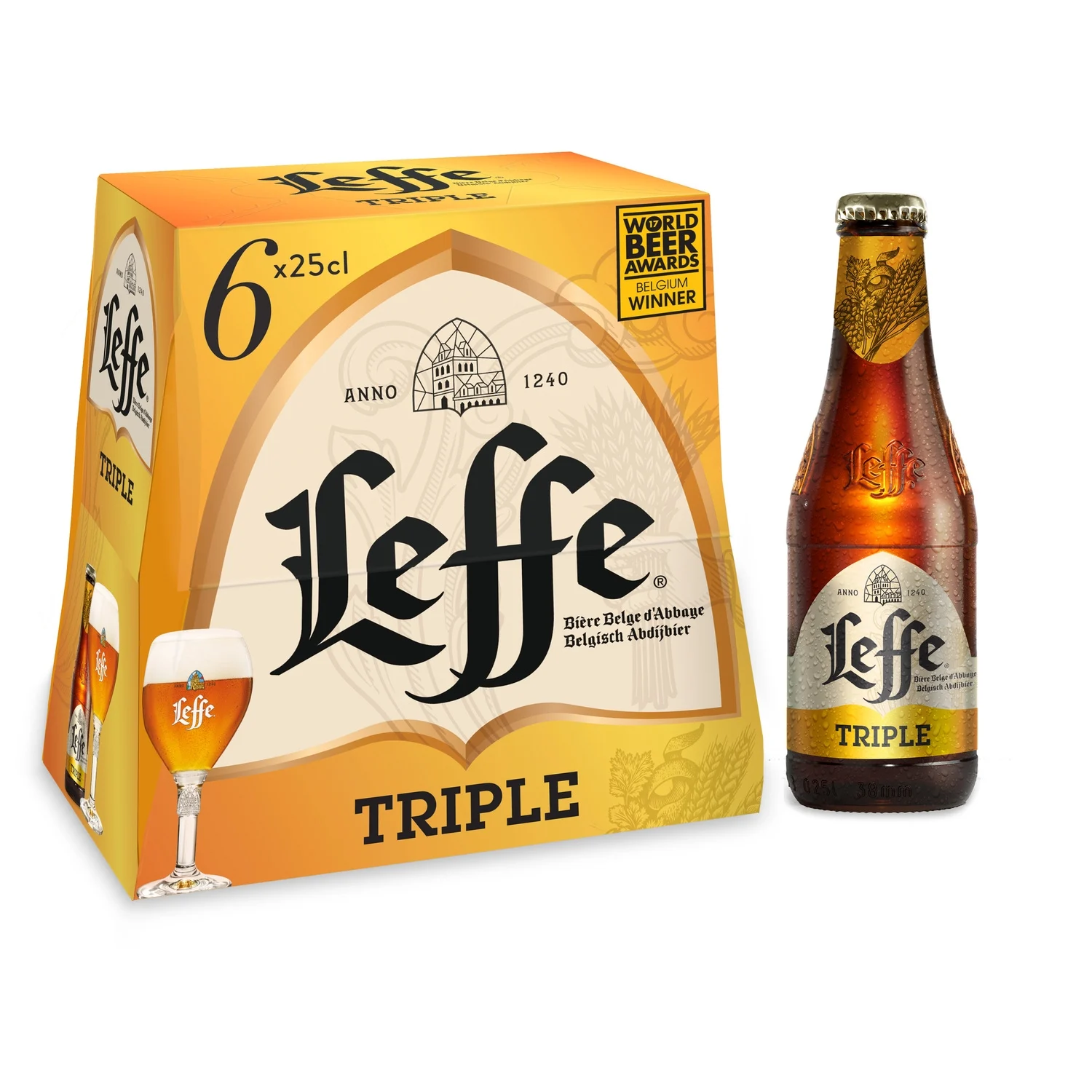Leffe beer Triple