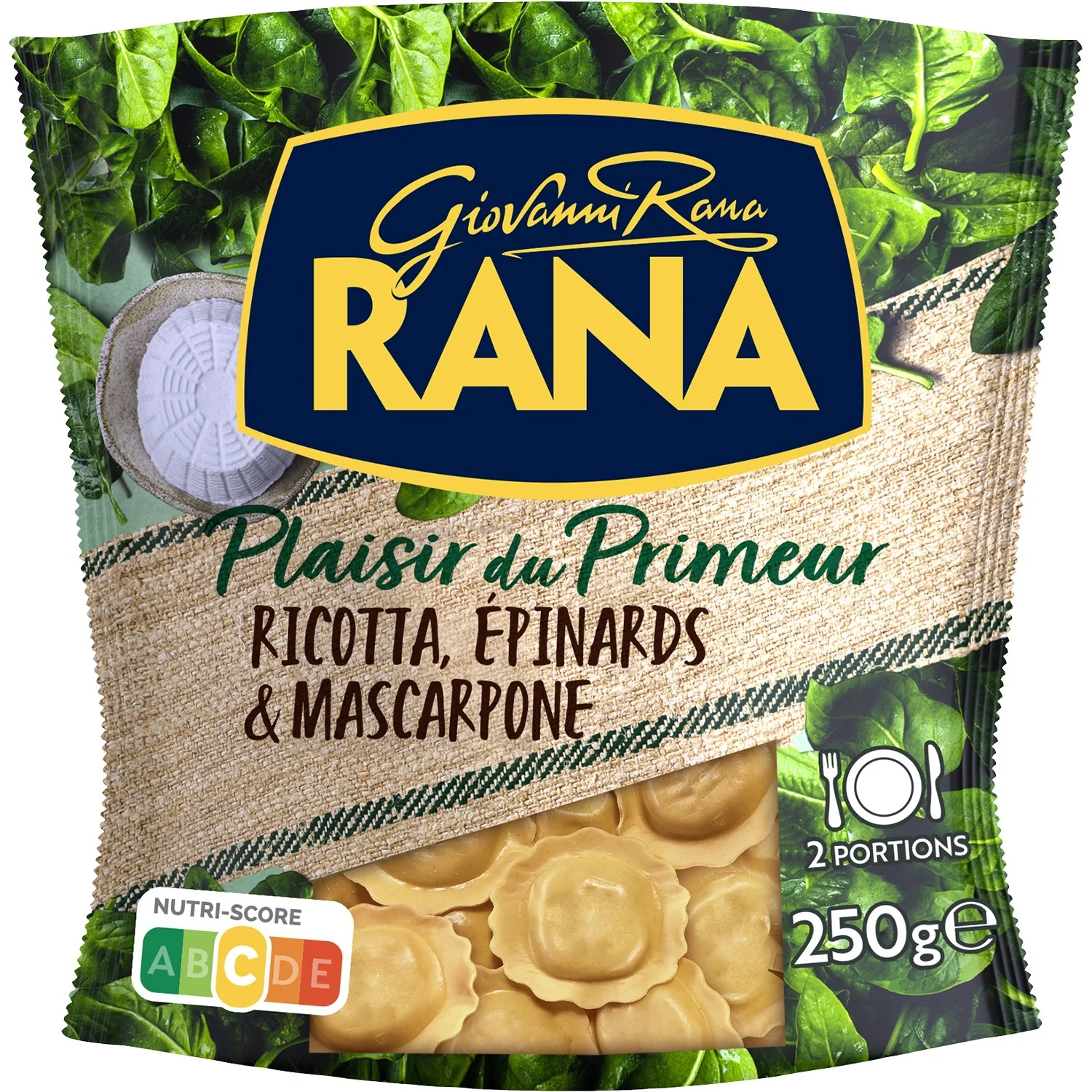 Grandi Girasoli pates fraiches Giovanni Rana - Ricotta, Epinards & Mascarpone