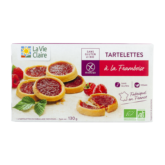 Tartelettes Raspberry S/gluten 