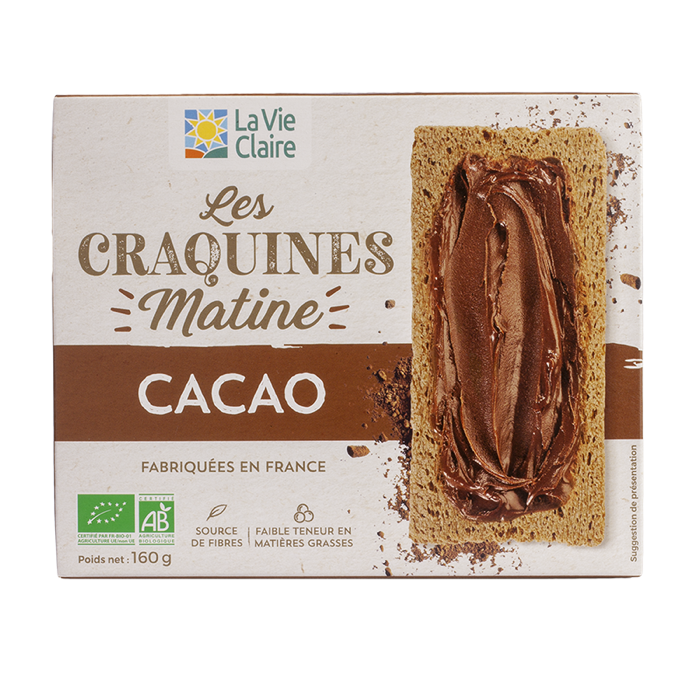 Crunchy cocoa toast - La Vie Claire