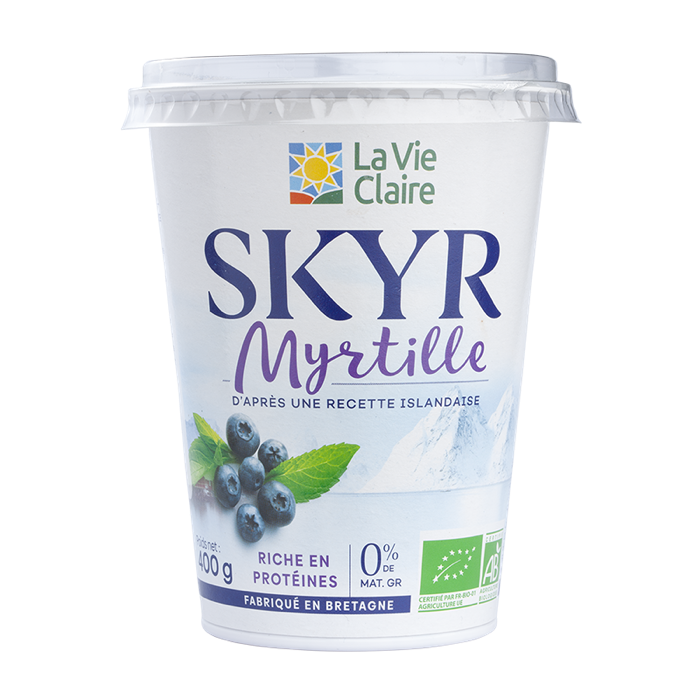 Skyr blueberry 400g - La Vie Claire