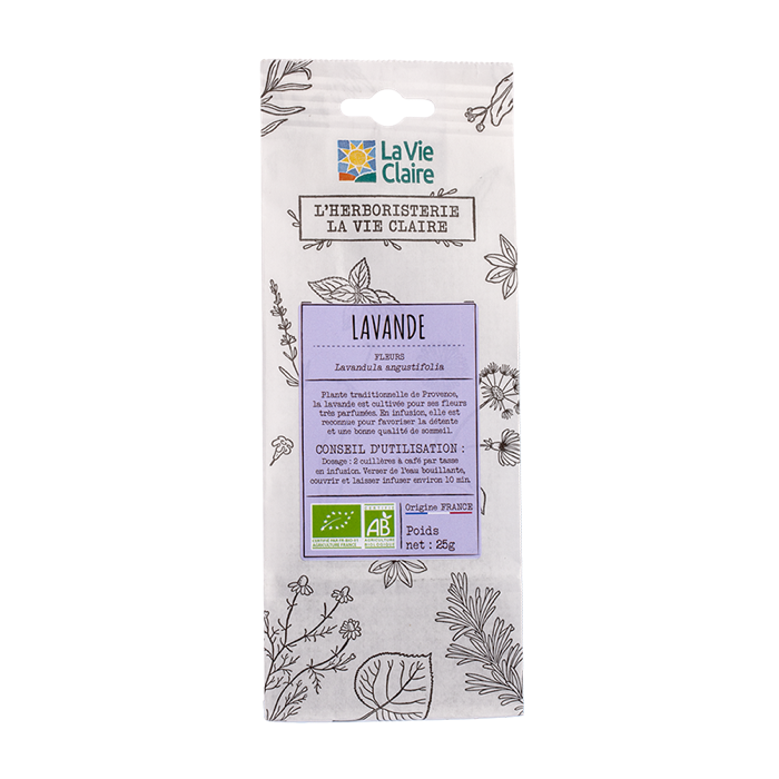 Lavande fleurs sac 25g - La Vie Claire