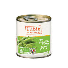 Elibio Organic Petits Pois 400 g 