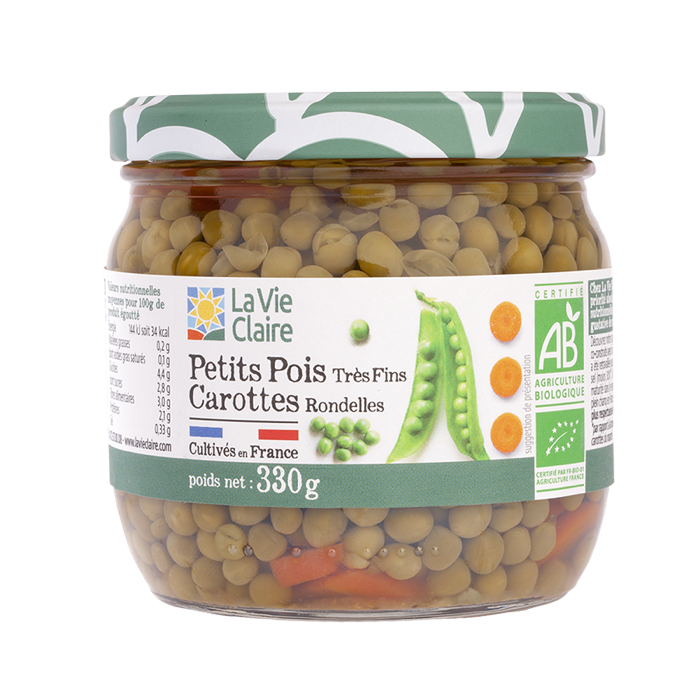 Carrot Peas 330g - La Vie Claire