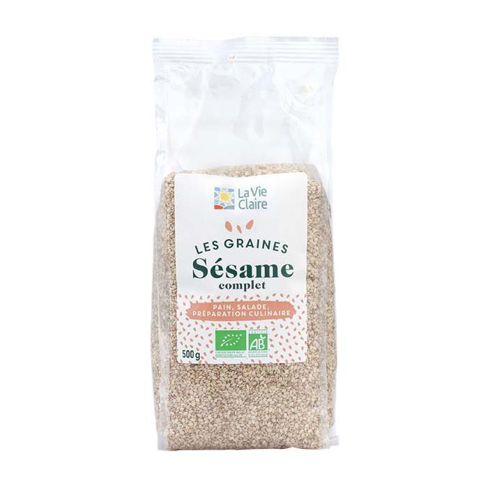 Whole sesame seeds 500g - La Vie Claire