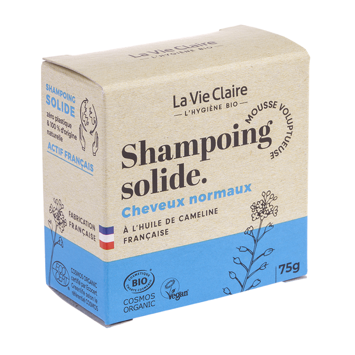 Solid shampoo 75g - normal hair - La Vie Claire