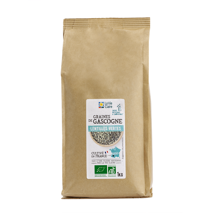 Lentilles vertes gascogne 1 kg