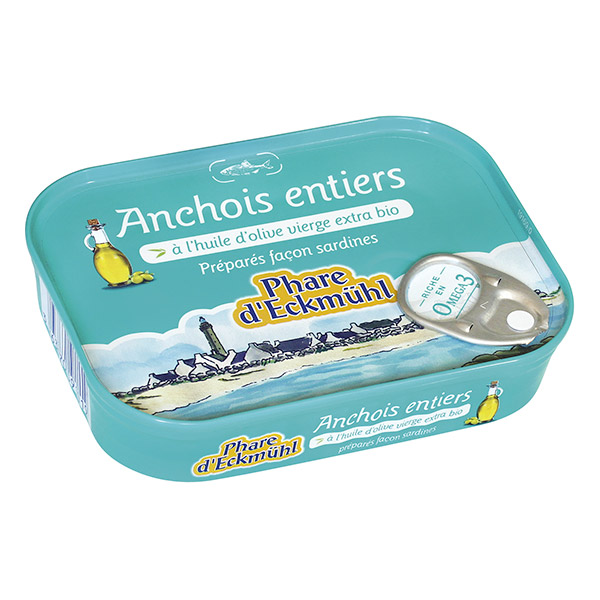 Phare D'Eckmul Whole Anchovies 115 g 