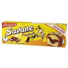 Brossard Savane Pocket Chocolat 27 g x 7