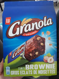 Lu Granola Brownie Hazelnut 30 g x 6  
