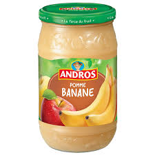 Andros apple bananaCompote 750 g  