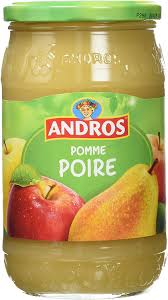 Andros apple pear compote 750 g  