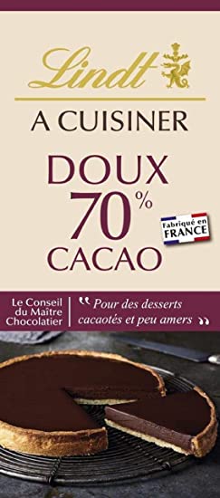 Lindt Chocolat Noir A Cuisiner 70% 100 g