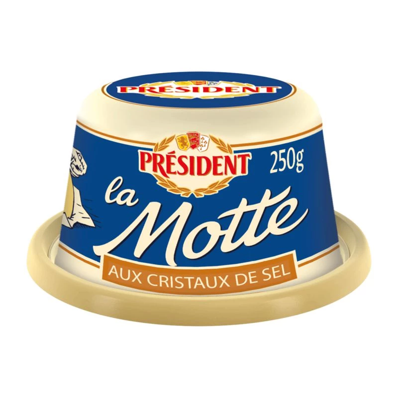 La Motte beurre aux cristaux de sel President