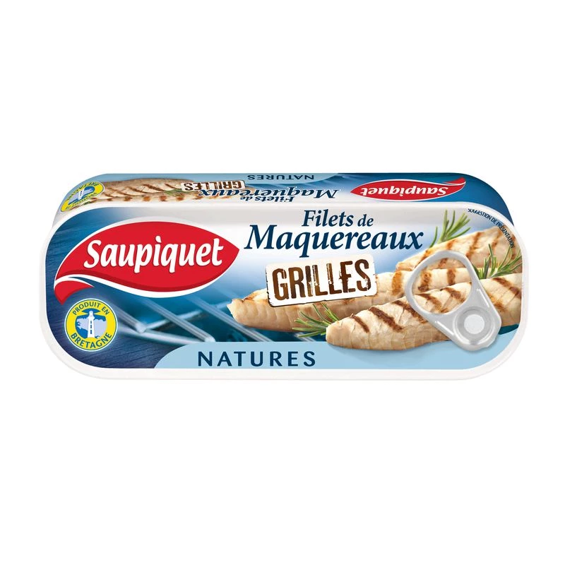 Filets de maquereaux Saupiquet grillés natures