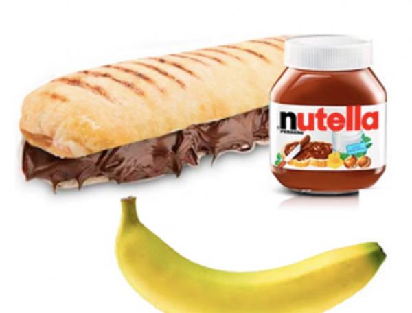 Panini Banana Nutella 