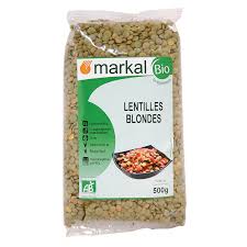 Markal Organic Blond Lentils 500 g 
