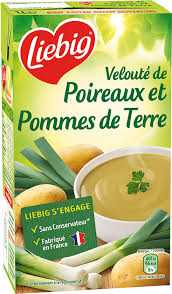 Liebig Soupe Velouté De Poireaux Et Pommes De Terre 1 L 
