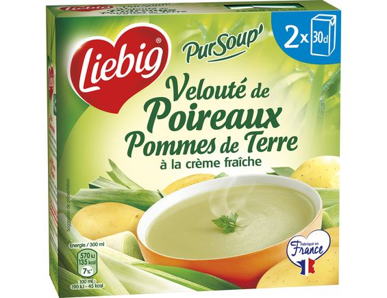 Liebig Velouté De Poireaux Et Pommes De Terre 300 ml x 2 