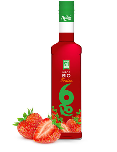 6Ro Organic Strawberry Syrup 500 ml 