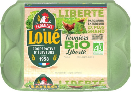 Loué oeufs fermiers bio