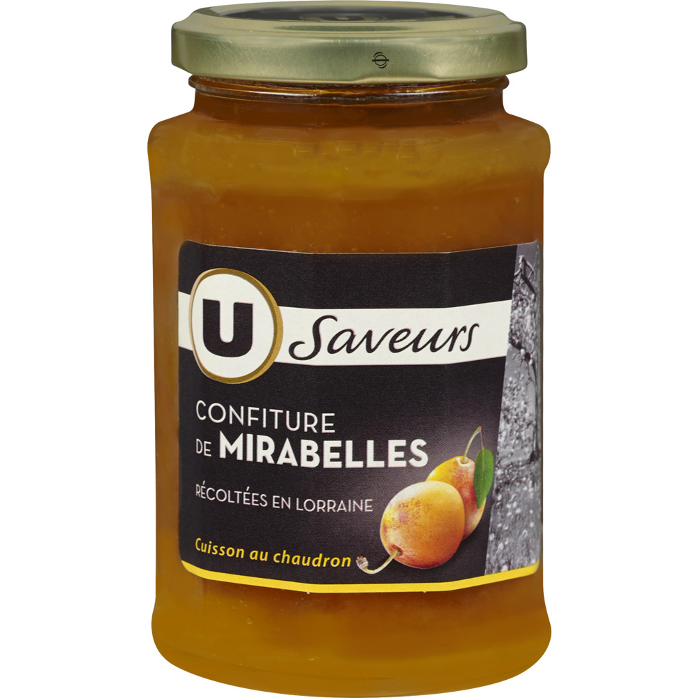 Confiture de mirabelles U Saveurs 