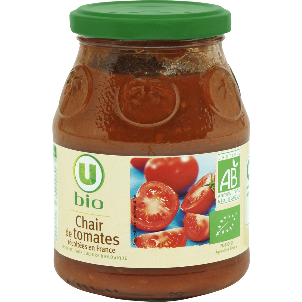Organic tomato flesh
