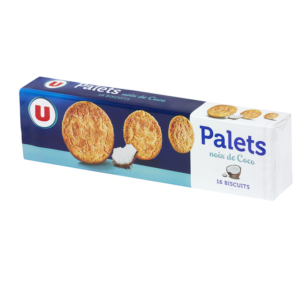 Palets dorés noix de coco U