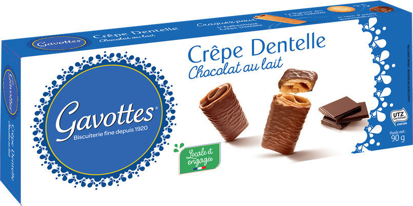 Crêpes dentelle chocolat au lait