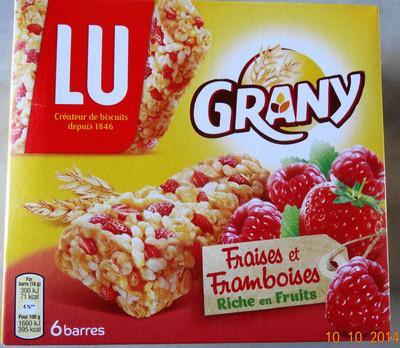 Grany Lu red fruit cereal bars