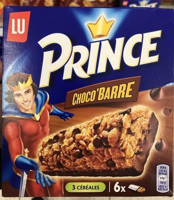 Prince Choco' barre céréalière au chocolat