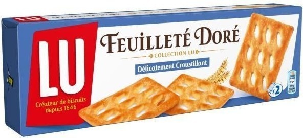 Feuilleté doré LU