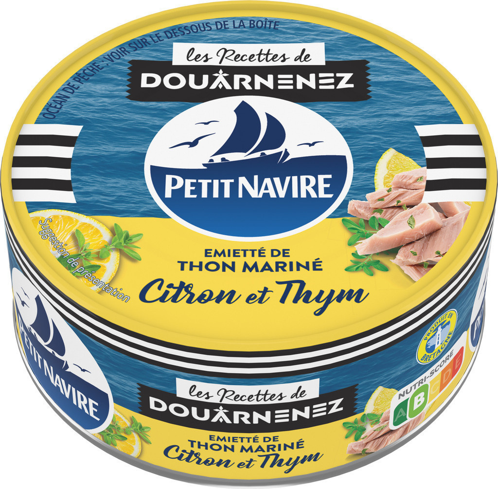 Emietté de Thon Petit navire au Citron & Thym