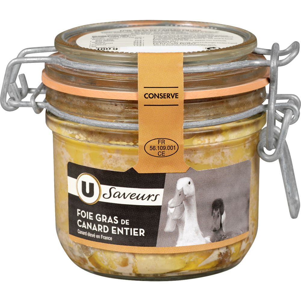 Foie gras de canard entier U Saveurs