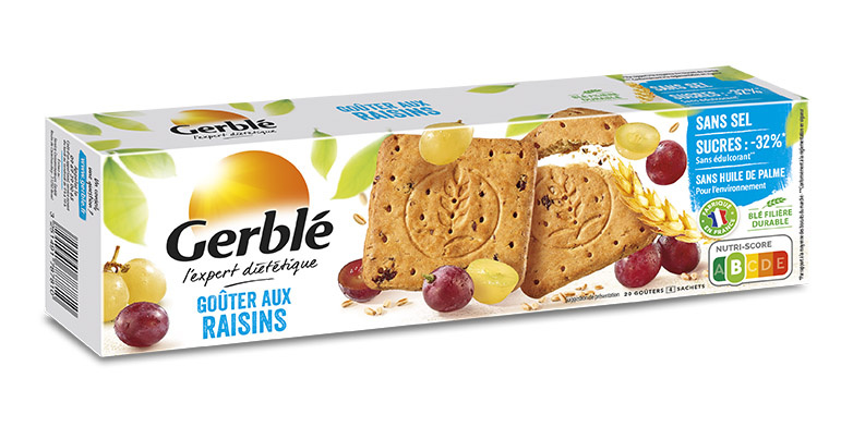 Goûter aux raisins Gerblé