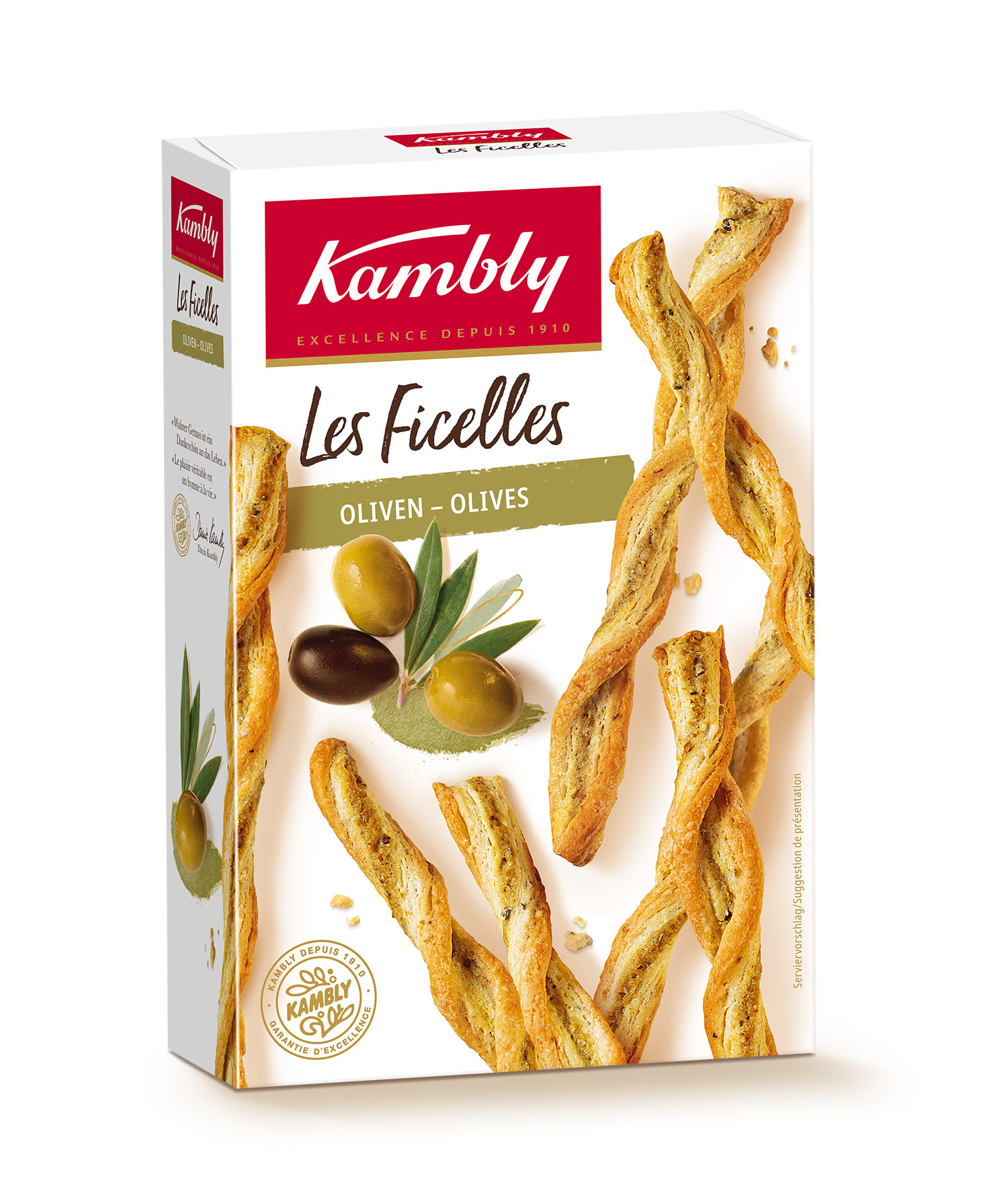Kambly green and black olive strings