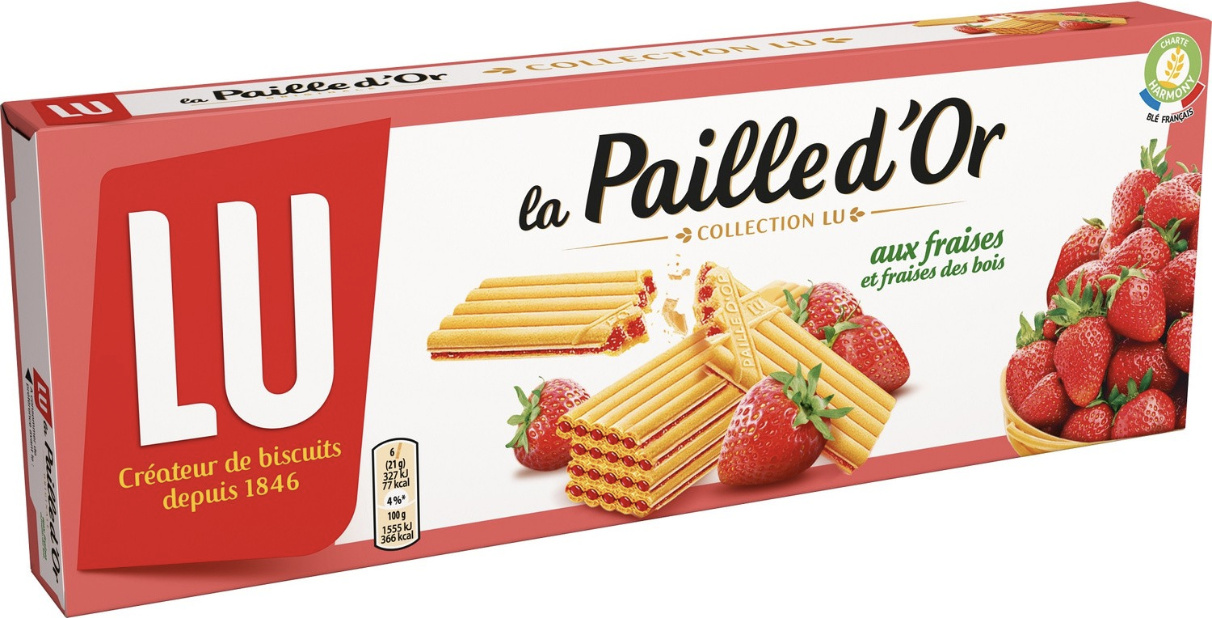 La Paille d'or de Lu à la Fraise