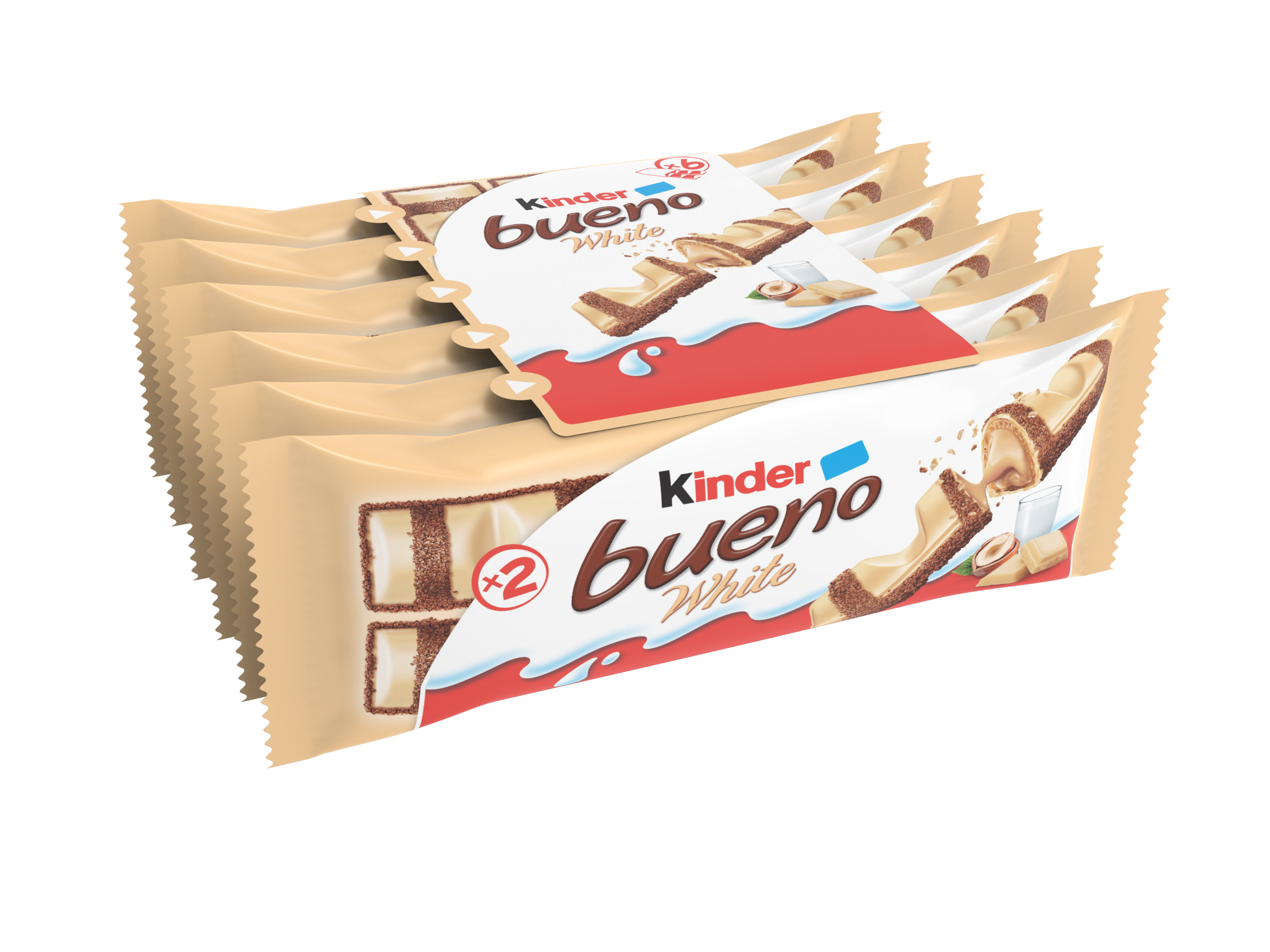 Kinder Bueno chocolat blanc x6