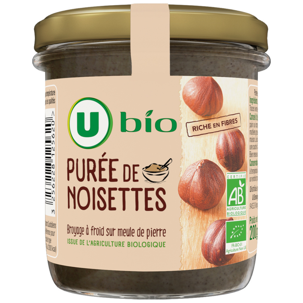 Purée de noisettes bio U 