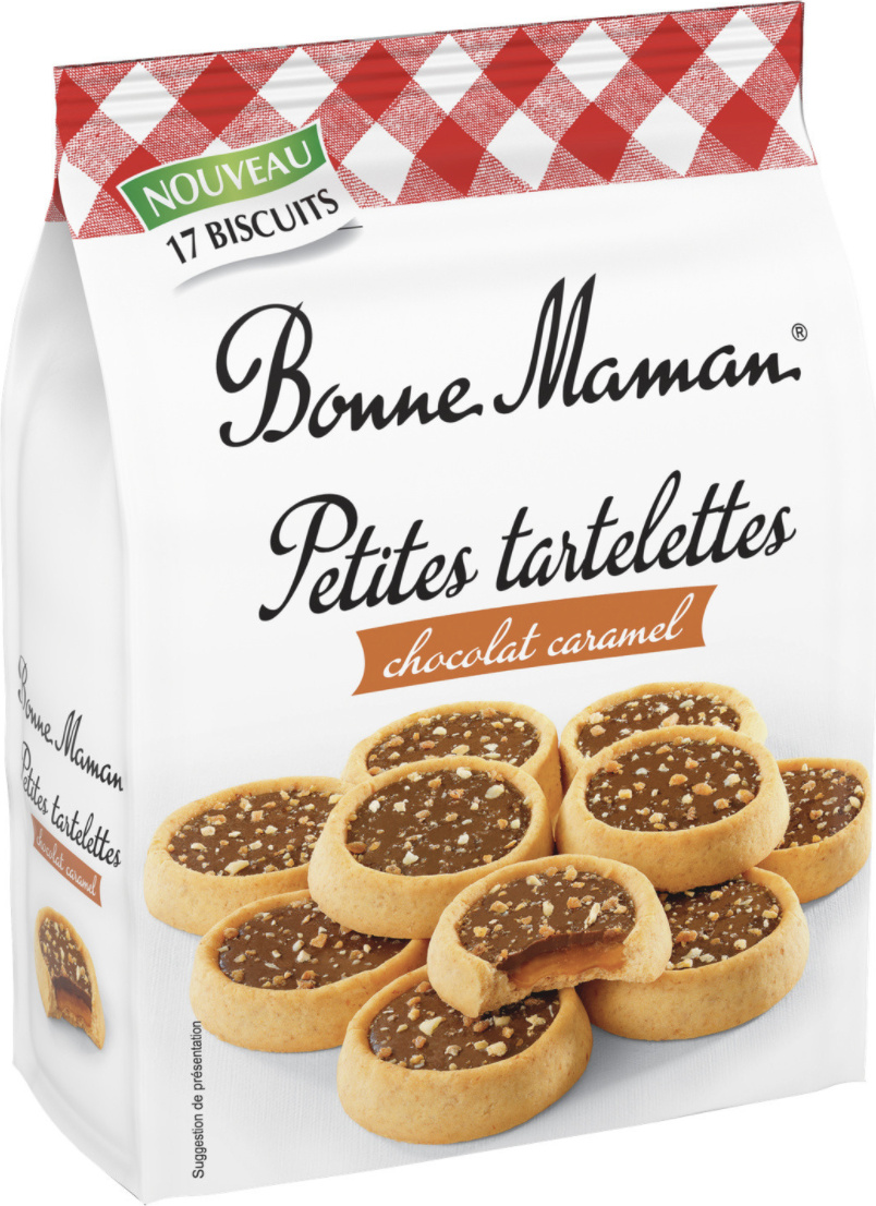 Petites tartelettes chocolat caramel Bonne Maman