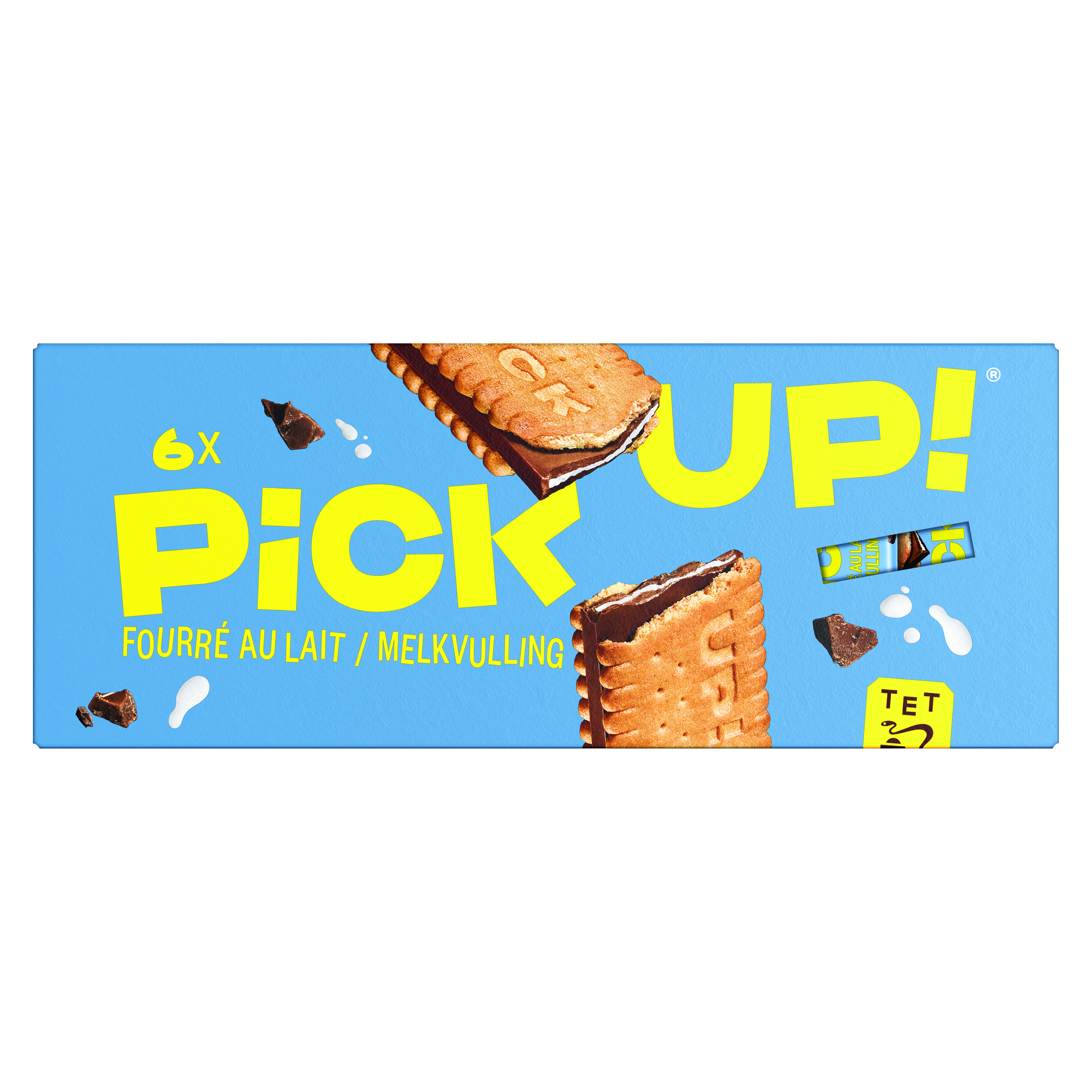 Pick up biscuits fourrés au lait