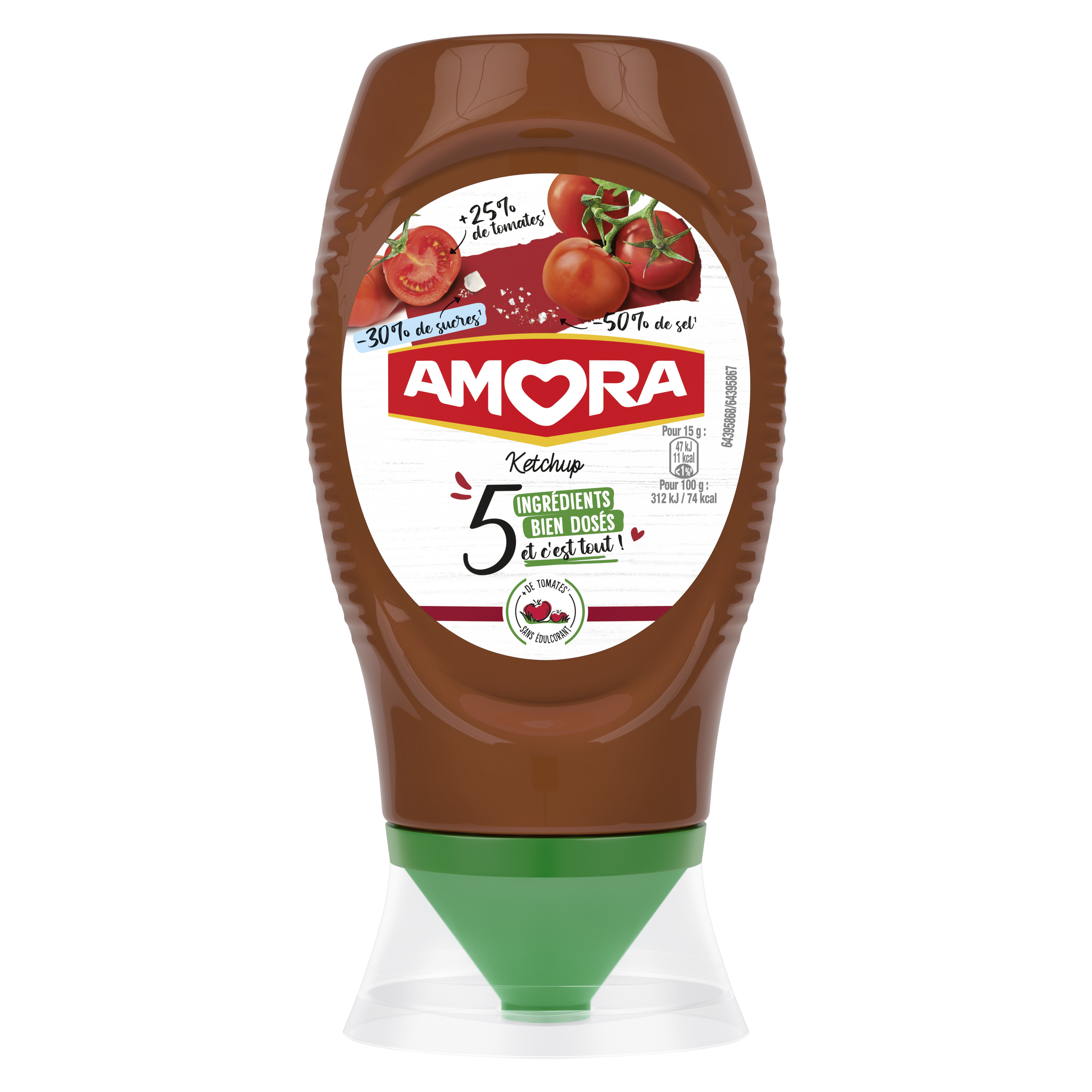 Amora Ketchup Soft Bottle