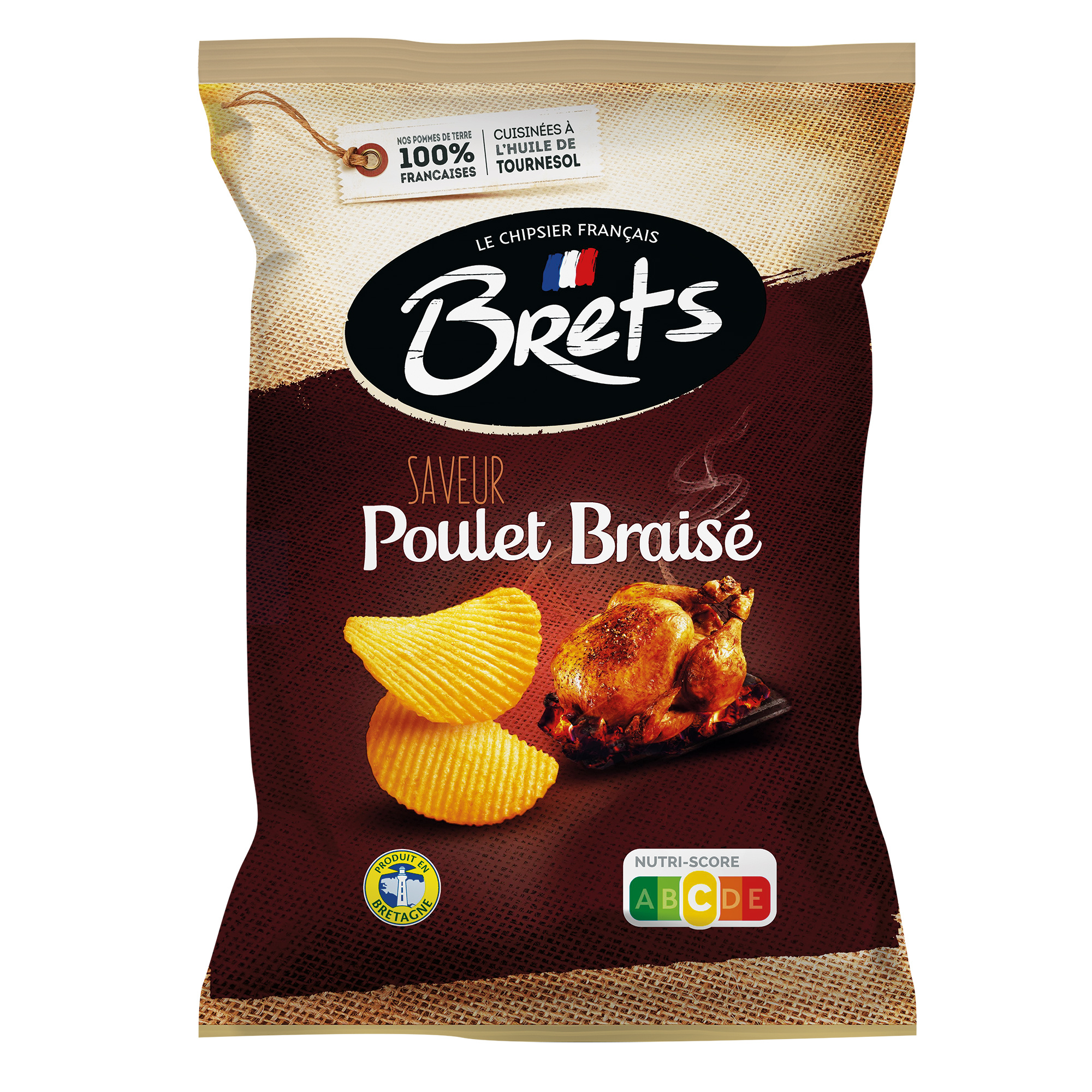 Chips Brets Braised Chicken flavour