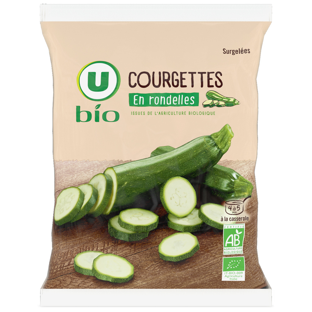 Organic zucchini slices U