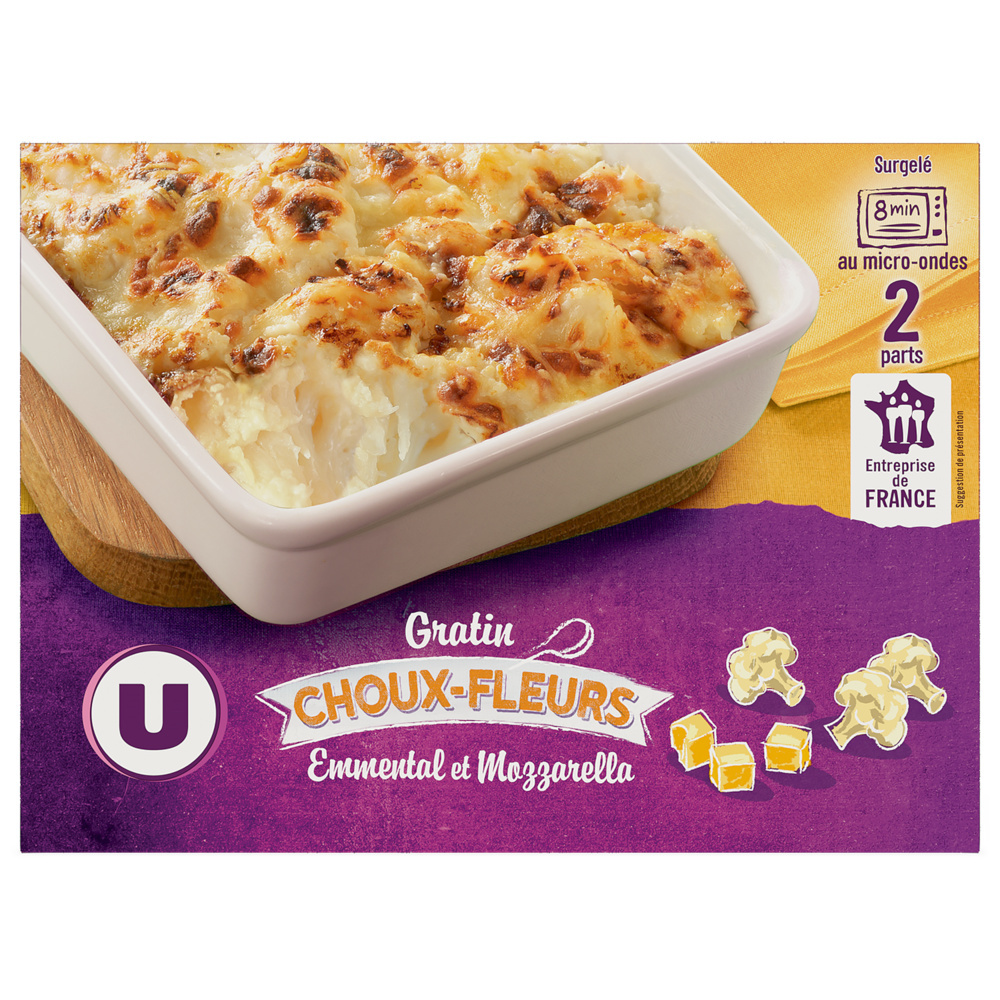 Gratin de choux fleurs U