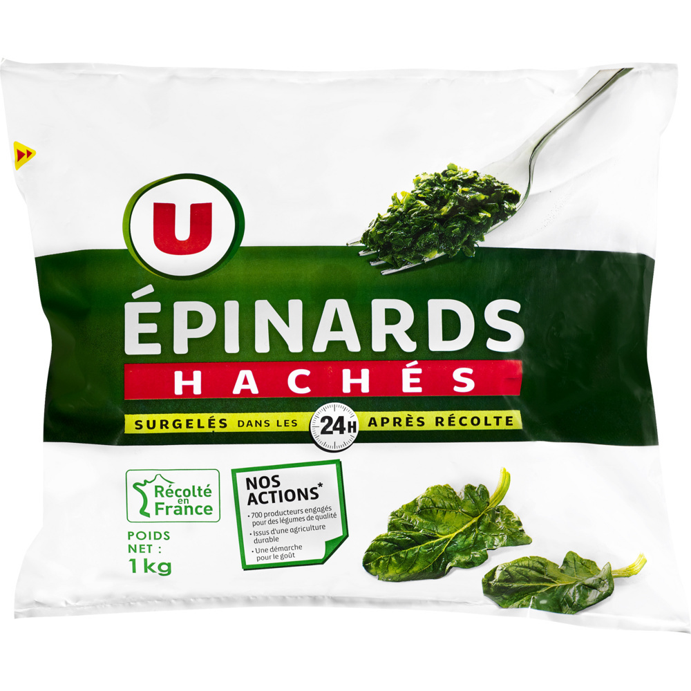 Chopped spinach U