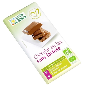 Chocolat Lait Sans Lactose 100g